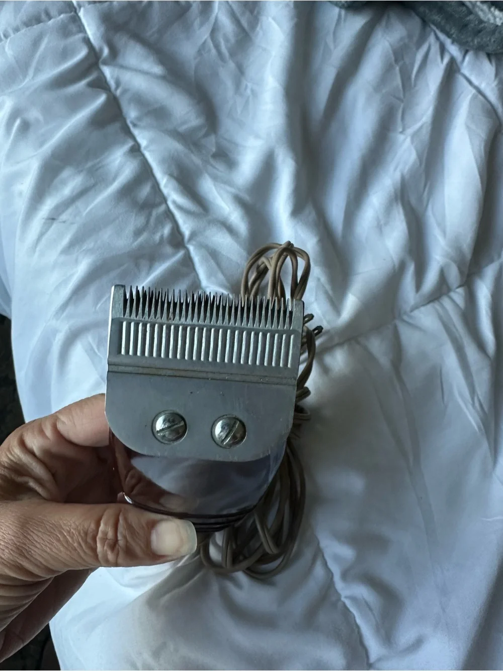 Raycine Vintage Electric Hair Clipper in Beige